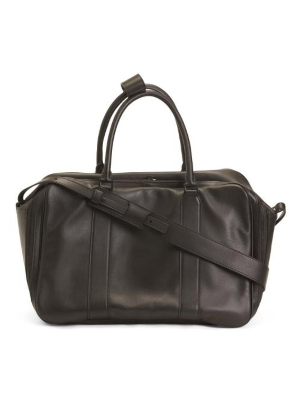 FALOR Made In Italy Leather Large Front Pocket Bag